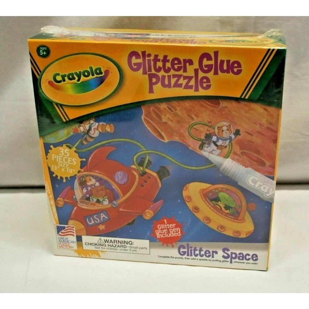 Crayola Glitter Glue Puzzle 35 pieces